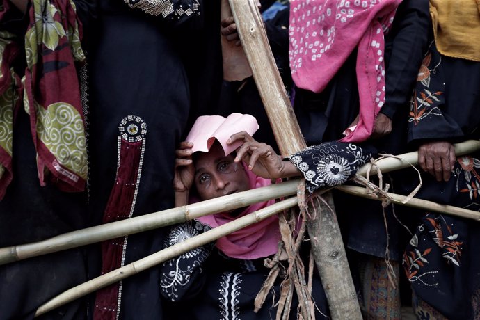 Mujer Rohingya en Bazar de Cox (Bangladesh)