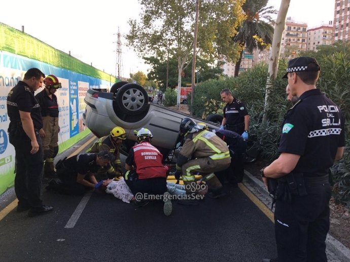 Accidente de tráfico en Sevilla