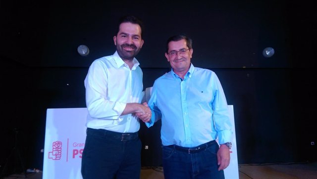 Noel López y Pepe Entrena, en el debate