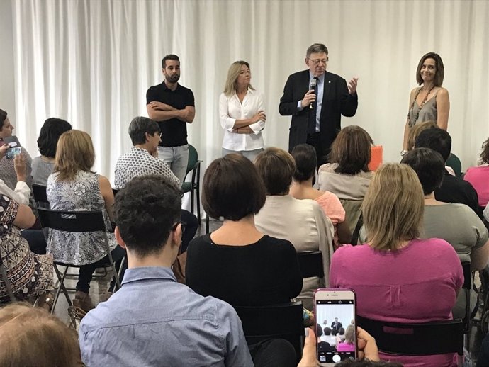 El jefe del PSPV, en un acto en Blanqueries