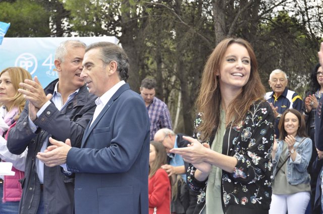 Andrea Levy en el Día del Afiliado del PP Aragón.