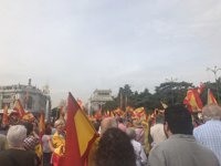 Delegación cifra en 10.000 asistentes la concentración de Cibeles, 50 la de Lavapiés y otros 50 en Blanquerna