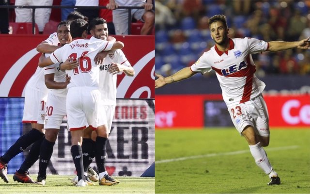 Sevilla y Alavés ganan sus respectivos partidos en Liga