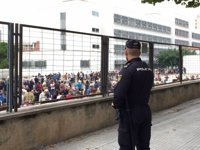 El mayor punto de votación de Tarragona, bajo la vigilancia de la Policía
