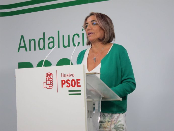 Pepa González Bayo, en rueda de prensa. 