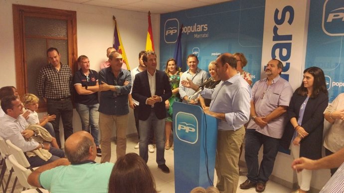 Xisco Ferrà proclamado nuevo presidente de la junta local del PP de Marratxí