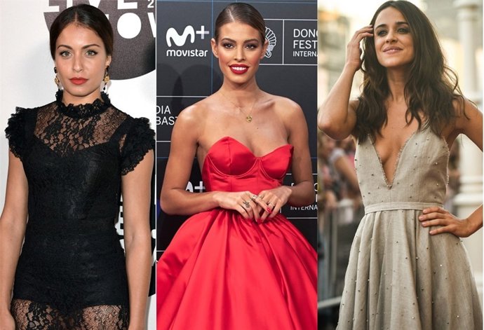 Hiba Abouk, Jessica Goicoechea y Macarena García