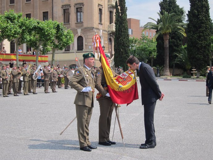 Jura De Bandera En El Cuartel Del Bruc De Barcelona