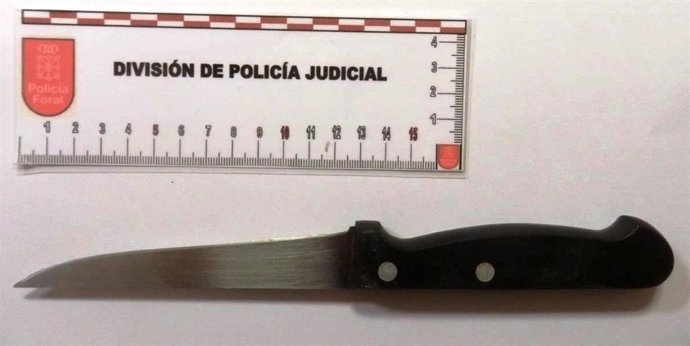 Cuchillo utilizado para las amenazas