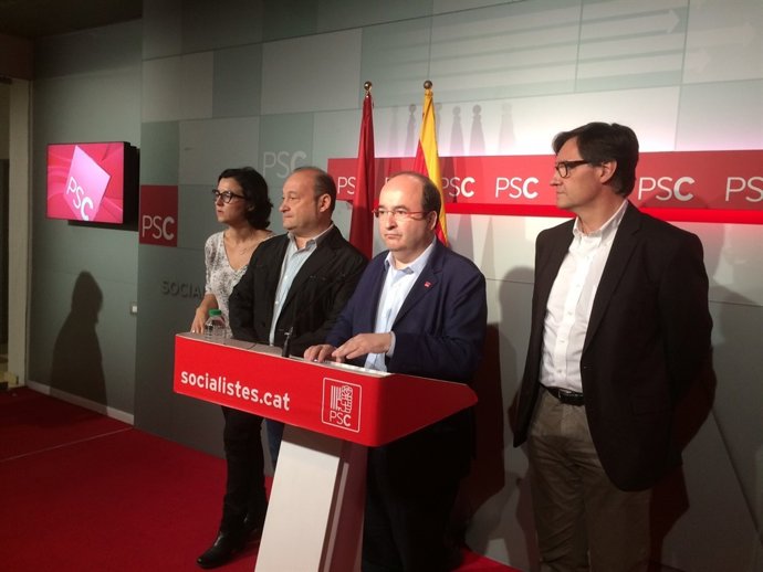 Eva Granados, Miquel Iceta, Salvador Illa, PSC