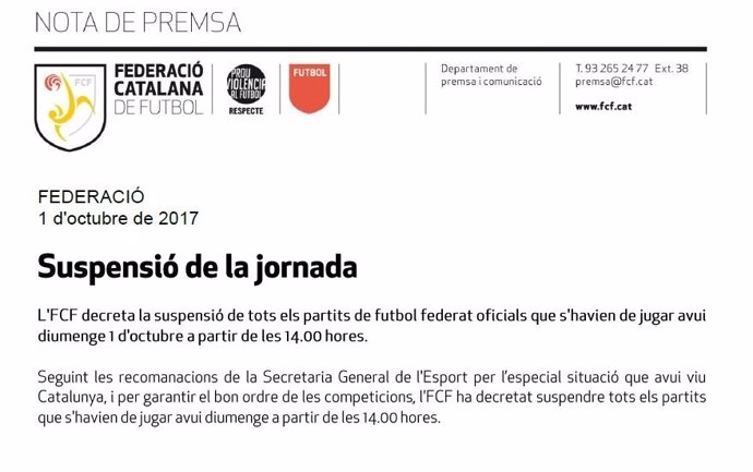 Federació Catalana de Futbol FCF