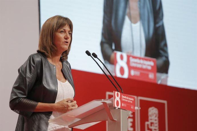 Idoia Mendia en el Congreso del PSE-EE