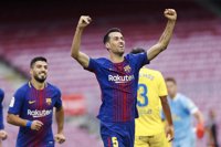 El Barcelona golea a Las Palmas en el silencio