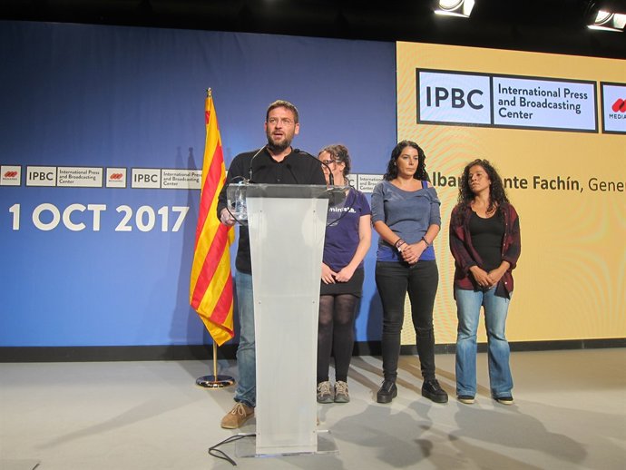 El secretari general de Podem Catalunya, Albano Dante Fachin