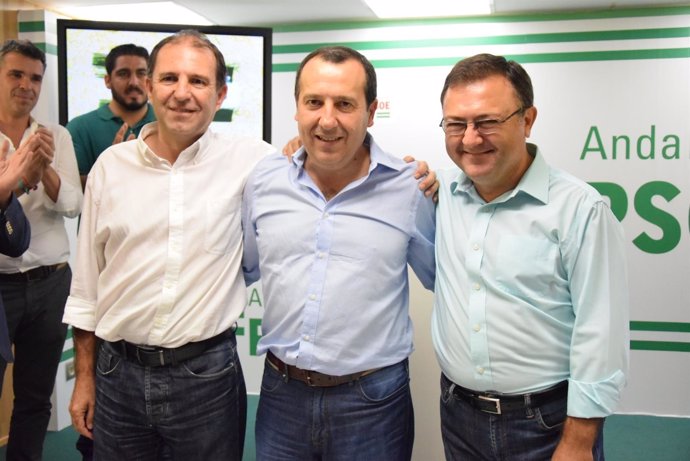 Rafael Fuentes, José Luis Ruiz Espejo y Miguel Ángel Heredia 