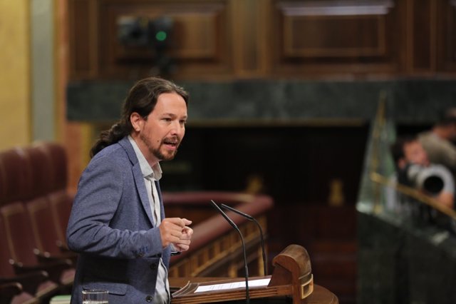 Pablo Iglesias en el Congreso.