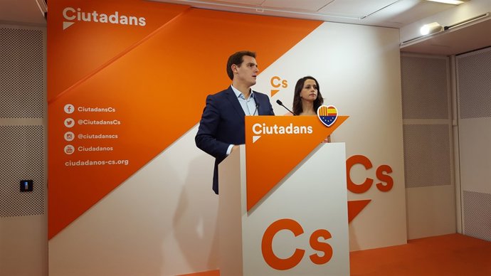 Albert Rivera i Inés Arrimadas (Cs) valoren l'1-O