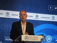 Monago se muestra partidario de aplicar el 155 de la Constitución si hay "consenso" entre los partidos