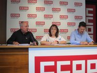 CCOO alerta de un incremento de la siniestralidad laboral