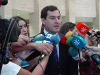 Moreno llama a la reflexión a partidos independentistas aunque ve "difícil" que adopten una actitud "responsable"