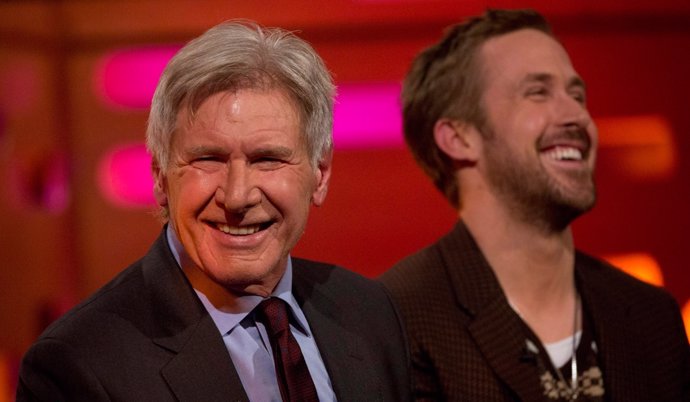 Harrison Ford y Ryan Gosling en The Graham Norton Show