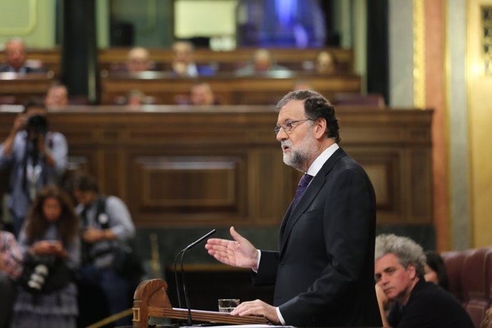 Compadecencia de Rajoy en el Congreso.