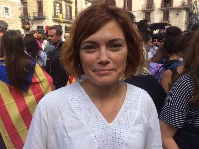 La coordinadora de comunicació de CatComú, Elisenda Alamany