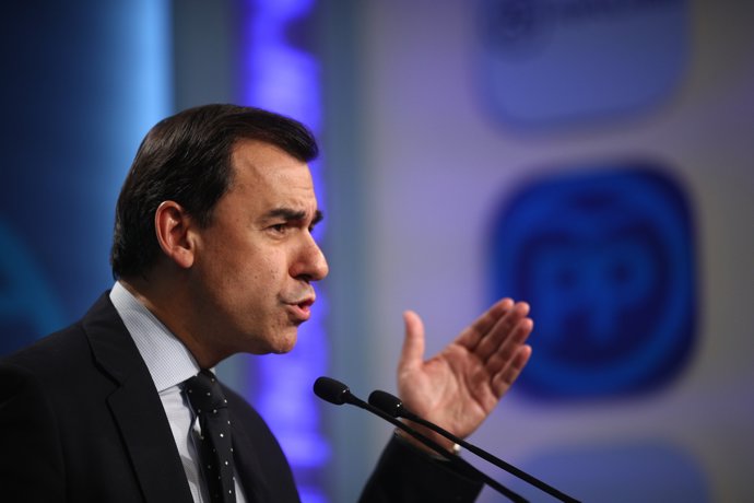 Roda de premsa de Fernando Martínez-Maillo a la seu del PP