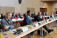 Goia defiende en Dresde (Alemania) el modelo de cohesión social de San Sebastián