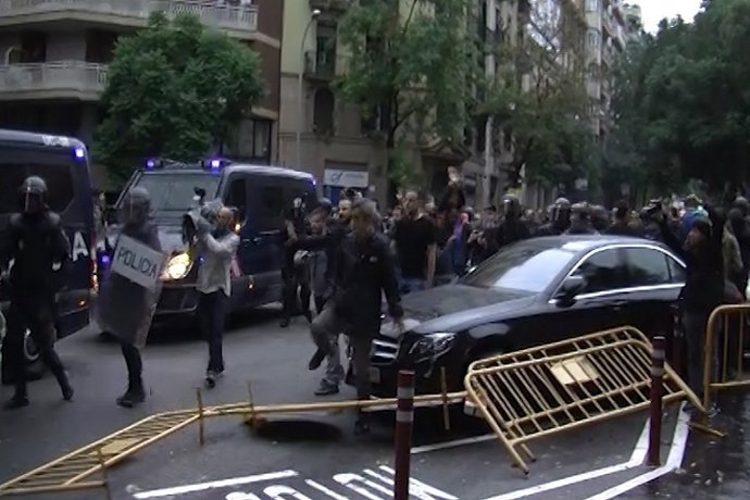 Interior difon imatges de l'agressió als Policies