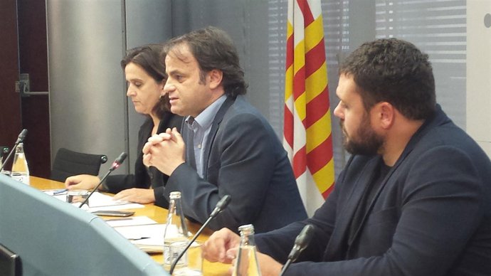 Gemma Tarafa, Jaume Asens y Andrés García Berrio