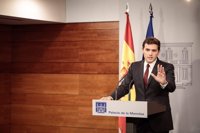 Rivera: "Rajoy me ha dicho que está estudiando las vías para parar esa declaración de independencia"