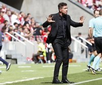 Simeone: "El equipo está jugando mejor que la temporada pasada"