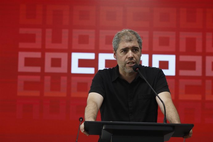 Unai Sordo en rueda de prensa