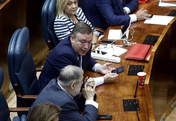 El diputado del PP Juan Soler en la Asamblea de Madrid