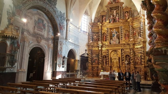 Sánchez Quero ha visitado hoy la iglesia de Ateca 