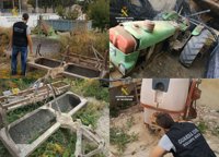 Guardia Civil investiga a una persona por simular el robo de un tractor y sus aperos después de venderlos