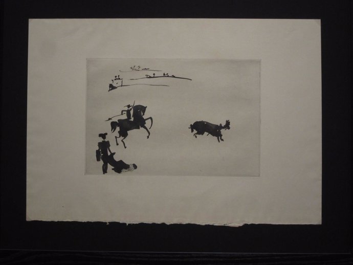 Una de las obras de Picasso que puede verse en la exposición en el Museo Goya