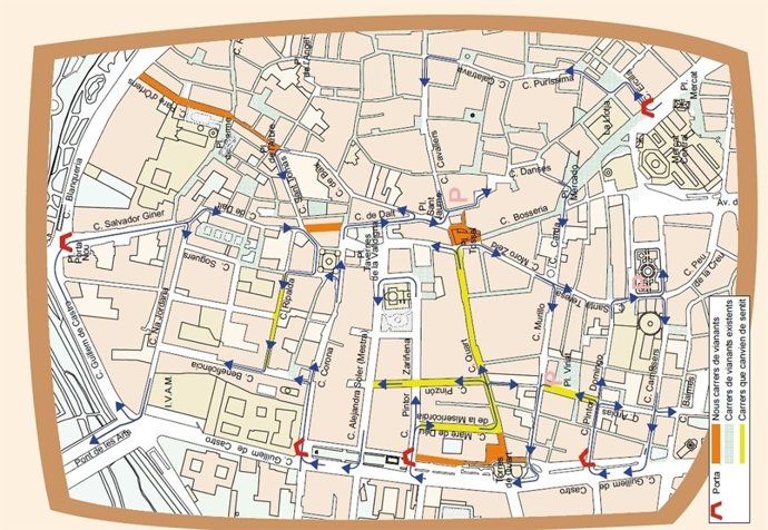Reordenación movilidad Ciutat Vella