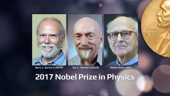 Premiados con el Nobel de Física 2017