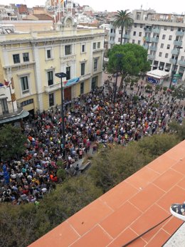 Manifestación en L'Hospitalet de Llobregat