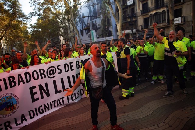 Huelga en Cataluña
