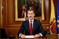 El Rey dice que el Estado debe "asegurar el orden constitucional" ante quienes quieren "quebrar la unidad de España"