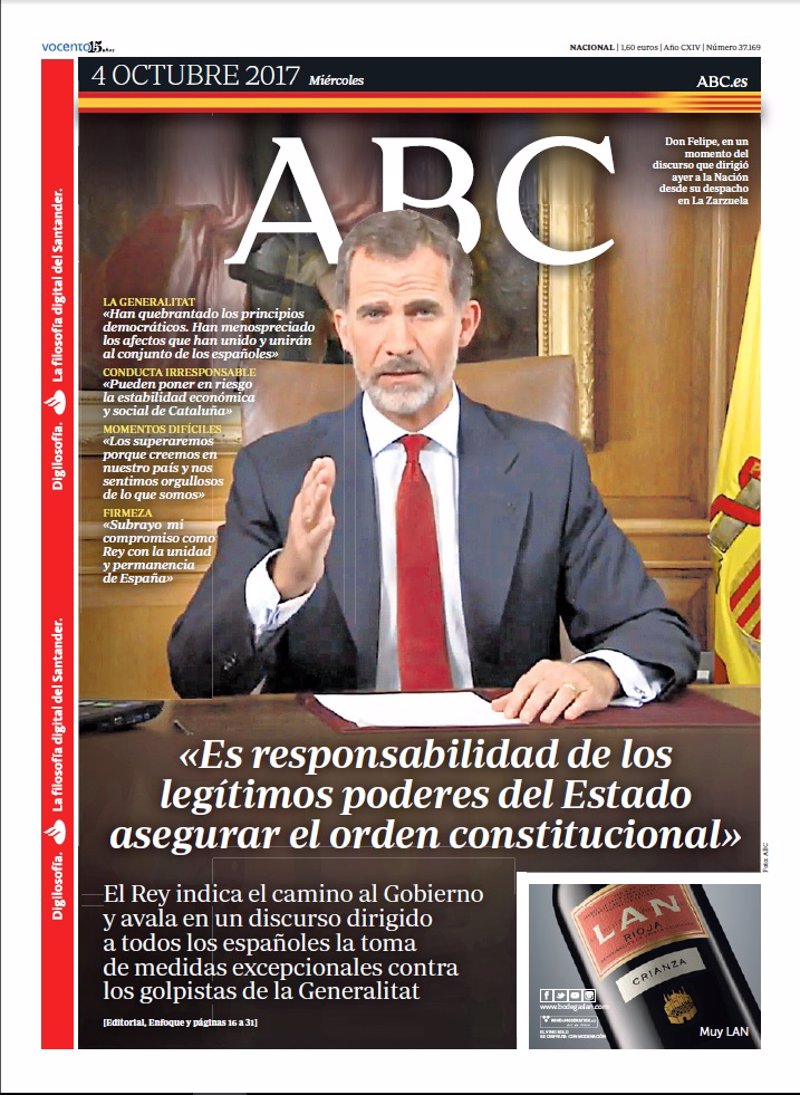 Portadas de la prensa española de hoy 04/10/2017 Fotonoticia_20171004010809-17102294049_800