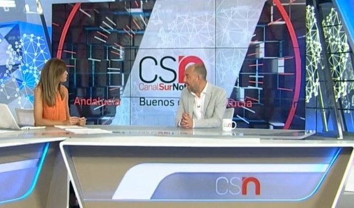 Ernesto Alba, durante la entrevista