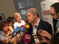 Sordo niega que CCOO fuera a la huelga y rechaza la declaración de independencia y el 155
