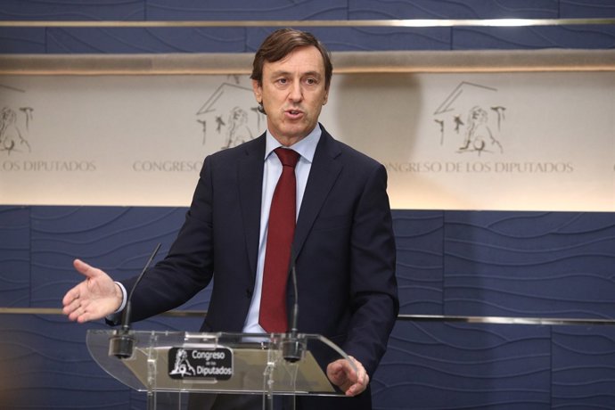 Roda de premsa de Rafael Hernando al Congrés