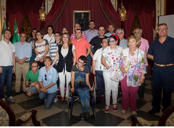 Colectivos que trabajan por la parálisis cerebral se reúnen en Diputación