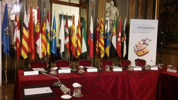 Sala de reunions de la VI Conferència de Presidents