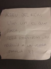 La líder del PP en Lleida denuncia que ha recibido un anónimo amenazante